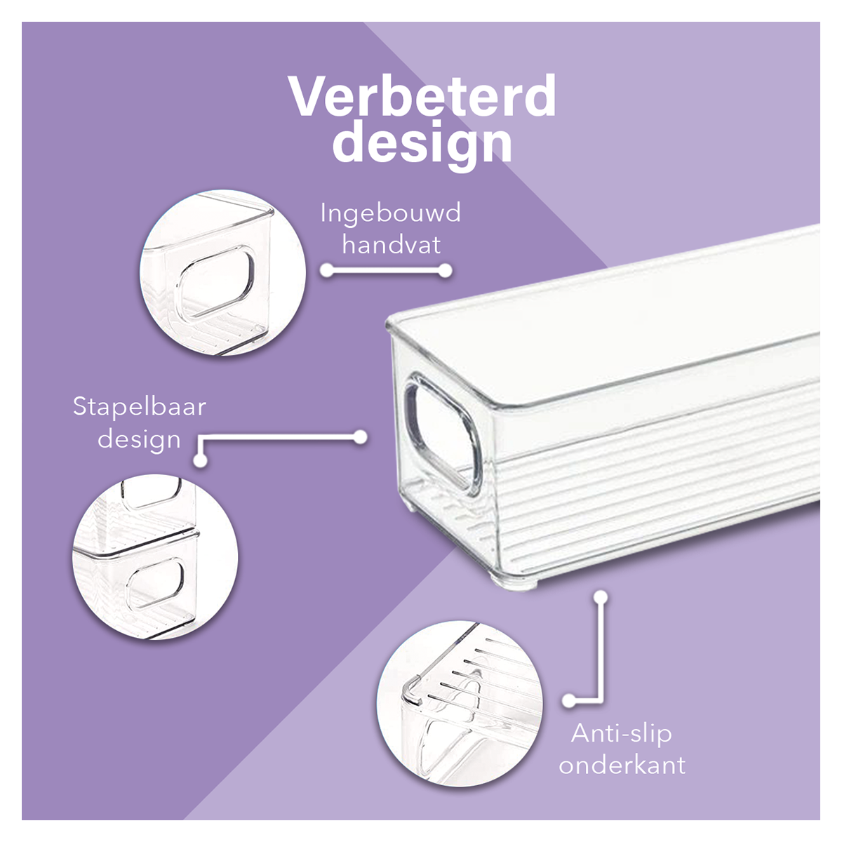 Koelkast Organizer – Set van 8 Stuks