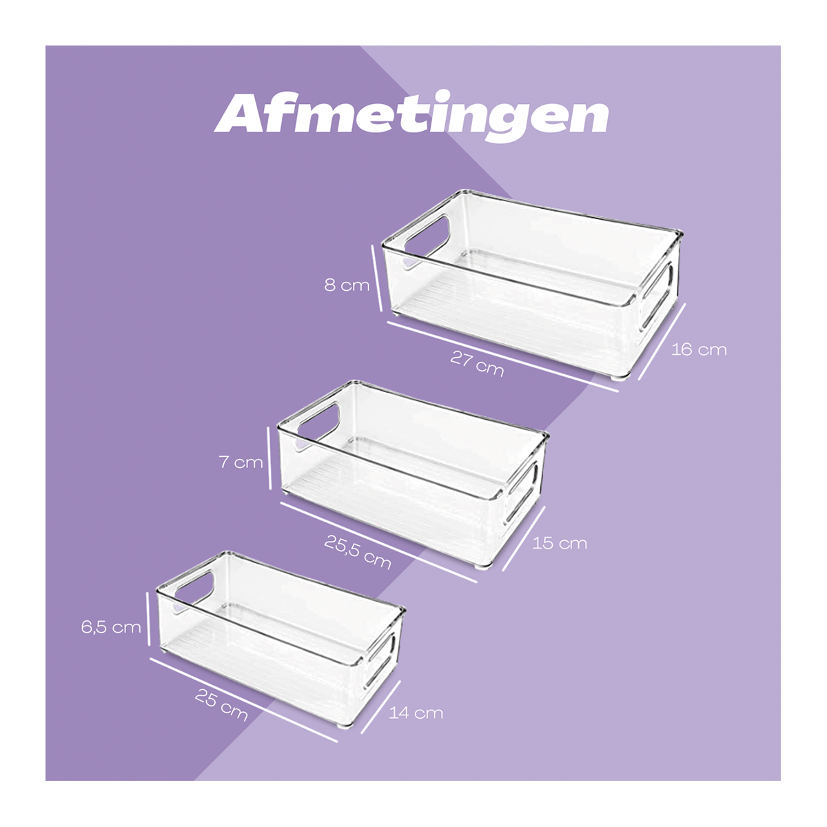 Koelkast Organizer - Set van 9 Stuks