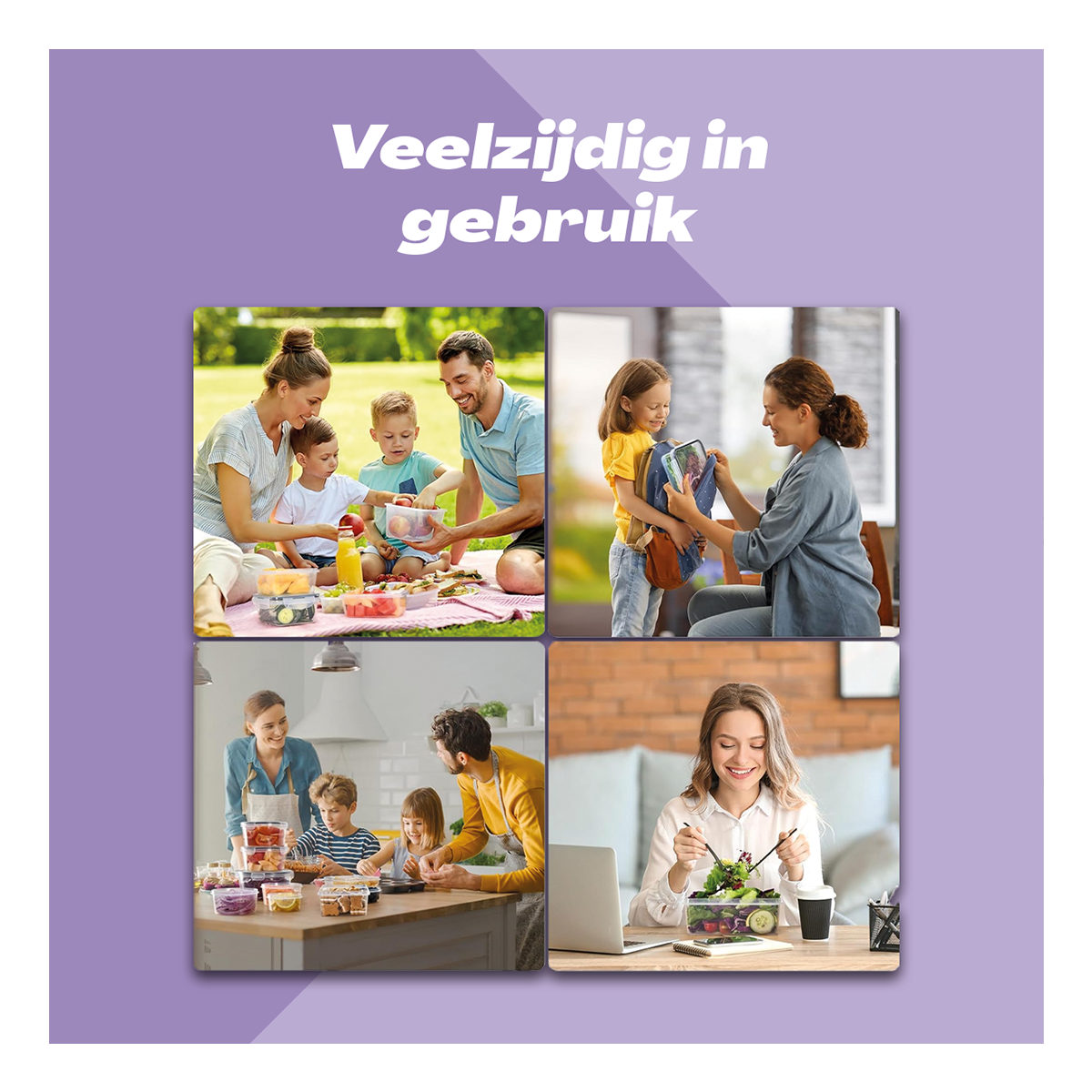 Vershoudbakjes - Set van 24 Stuks