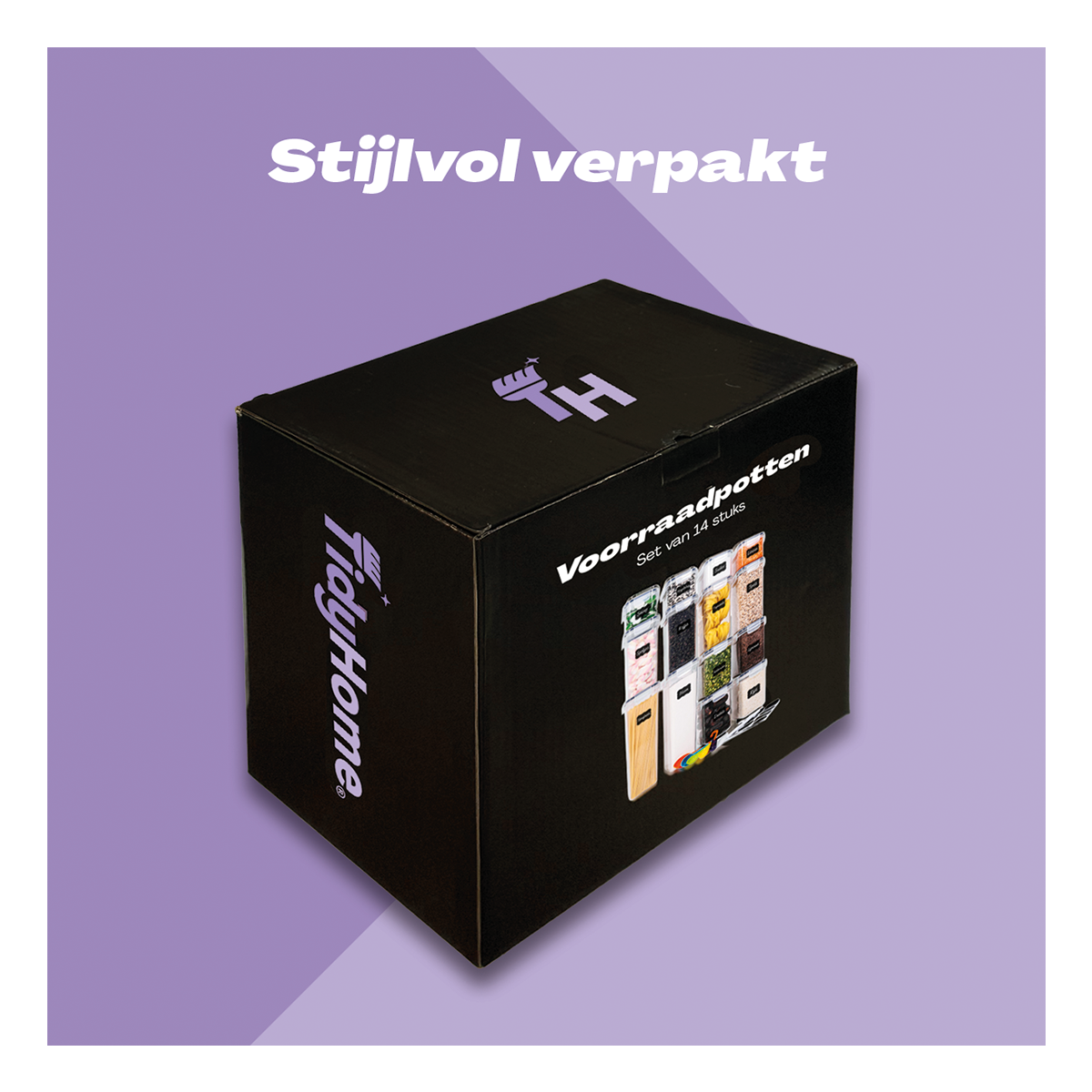 Voorraadpotten - Set Van 14 Stuks